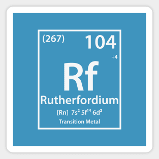 Rutherfordium Element Magnet